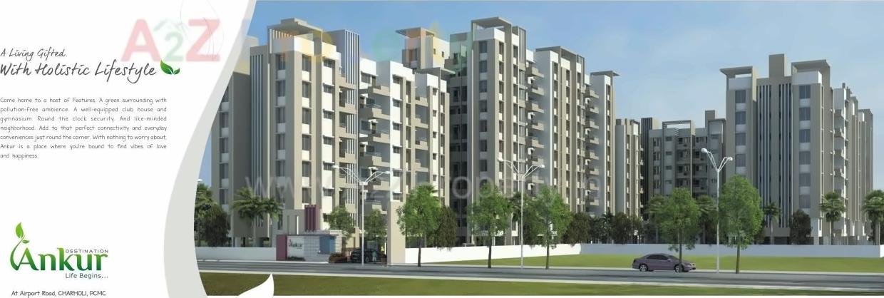 3D Elevation of real estate project Destination Ankur   A located at Charholi, Pune, Maharashtra