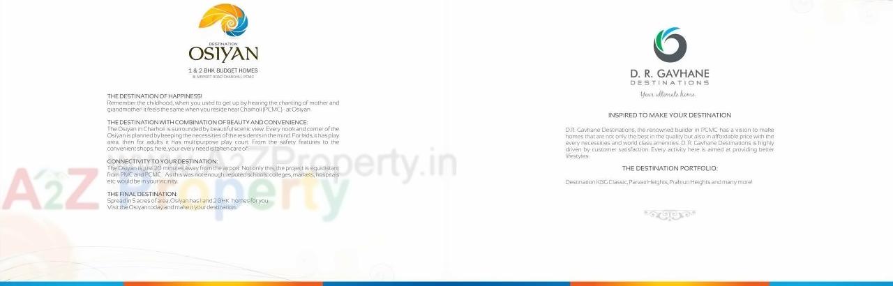  of real estate project Destination Osiyan Ab located at Charholi, Pune, Maharashtra