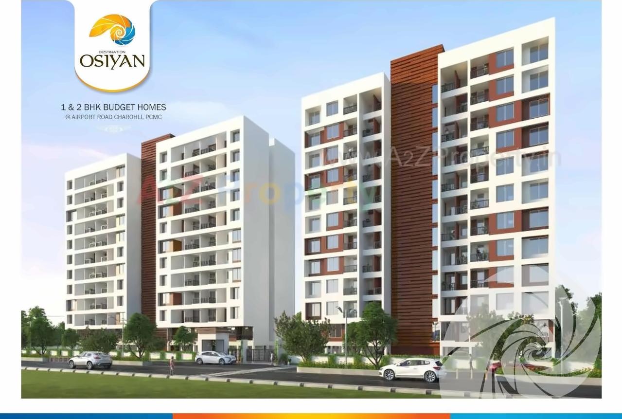 3D Elevation of real estate project Destination Osiyan Ab located at Charholi, Pune, Maharashtra