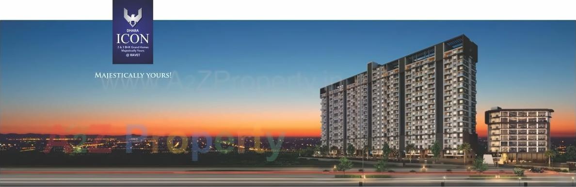 3D Elevation of real estate project Dhara Icon located at Pimpri-chinchawad-m-corp, Pune, Maharashtra