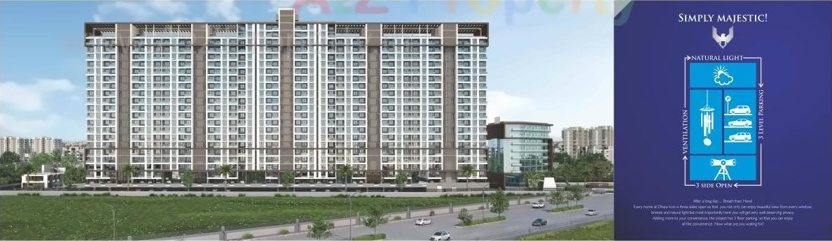 3D Elevation of real estate project Dhara Icon located at Pimpri-chinchawad-m-corp, Pune, Maharashtra