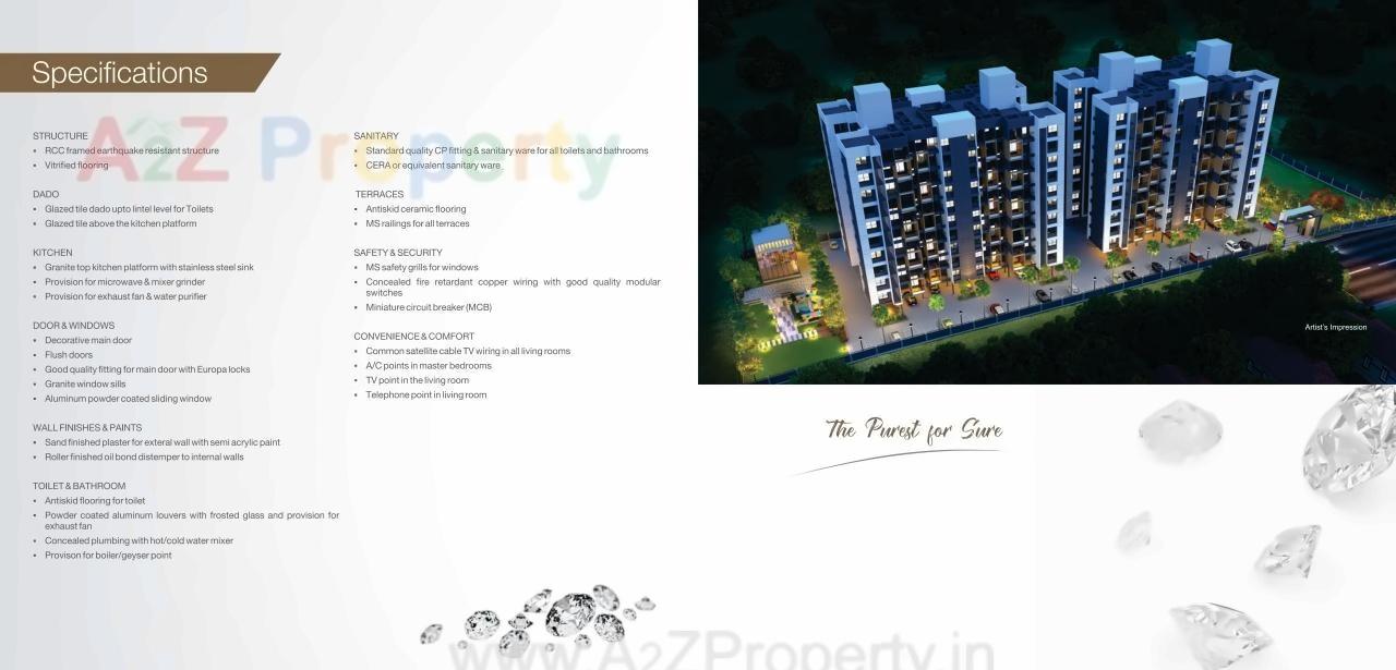  of real estate project Diamond Crest located at Wagholi, Pune, Maharashtra