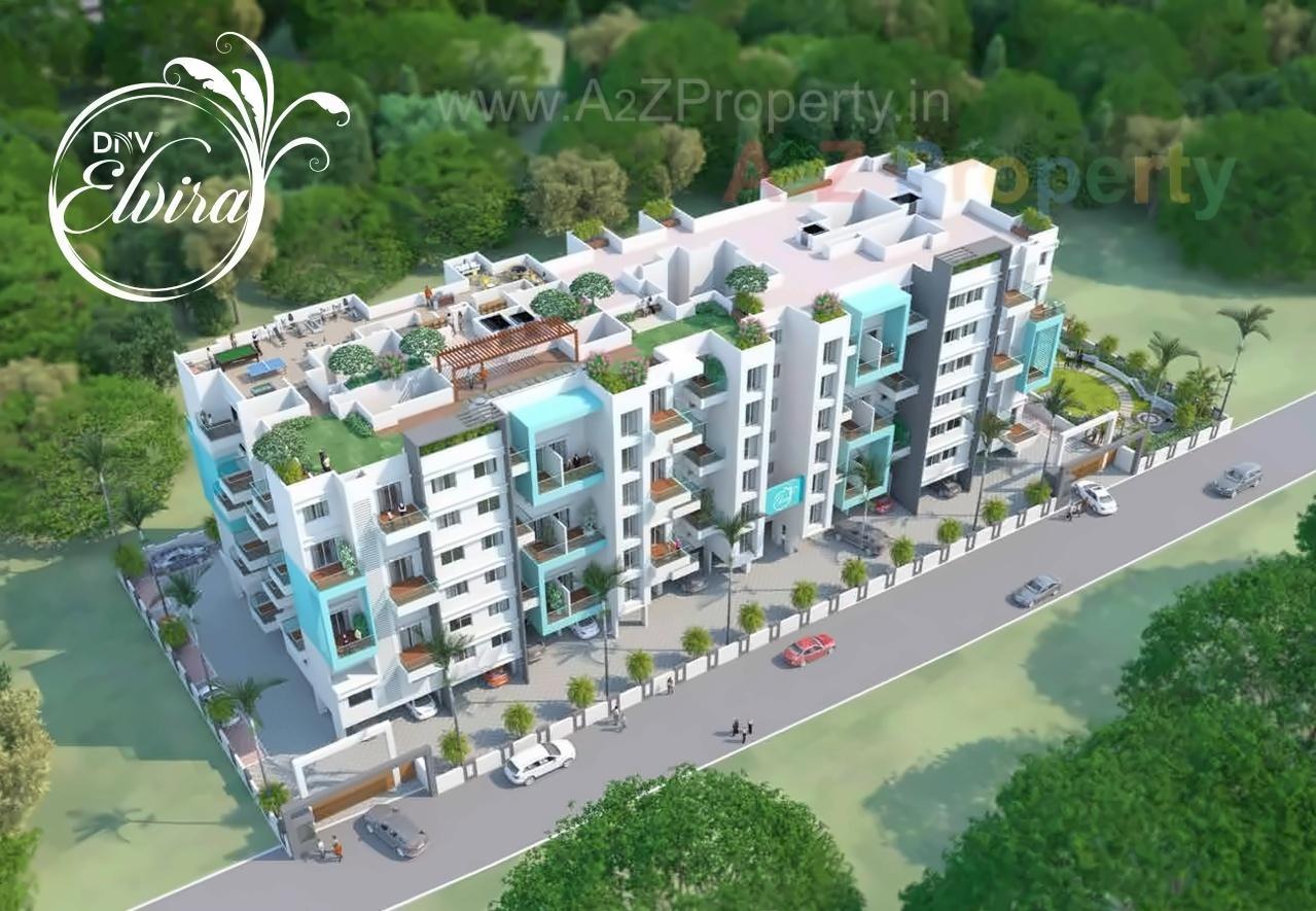 3D Elevation of real estate project Dnv Elvira located at Tathwade, Pune, Maharashtra