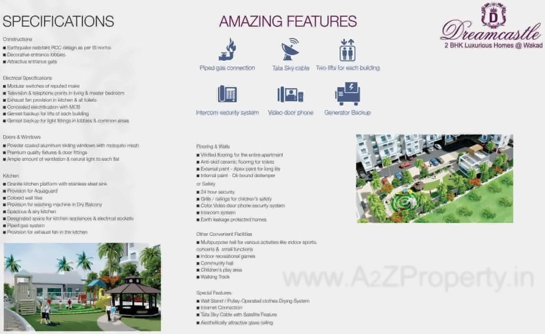  of real estate project Dreamcastle located at Wakad, Pune, Maharashtra