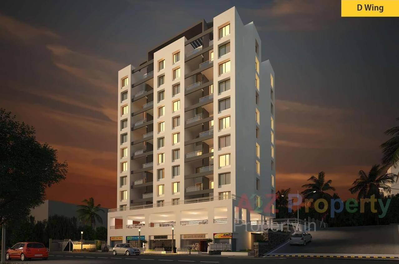 3D Elevation of real estate project Dreams Bellevue located at Bavadhan-bk, Pune, Maharashtra