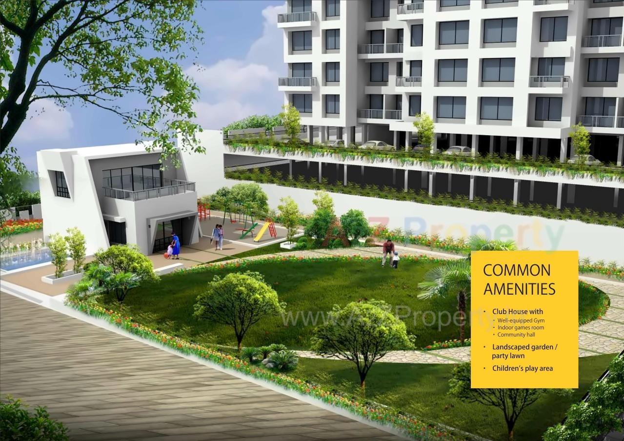 3D Elevation of real estate project Dreams Bellevue located at Bavadhan-bk, Pune, Maharashtra