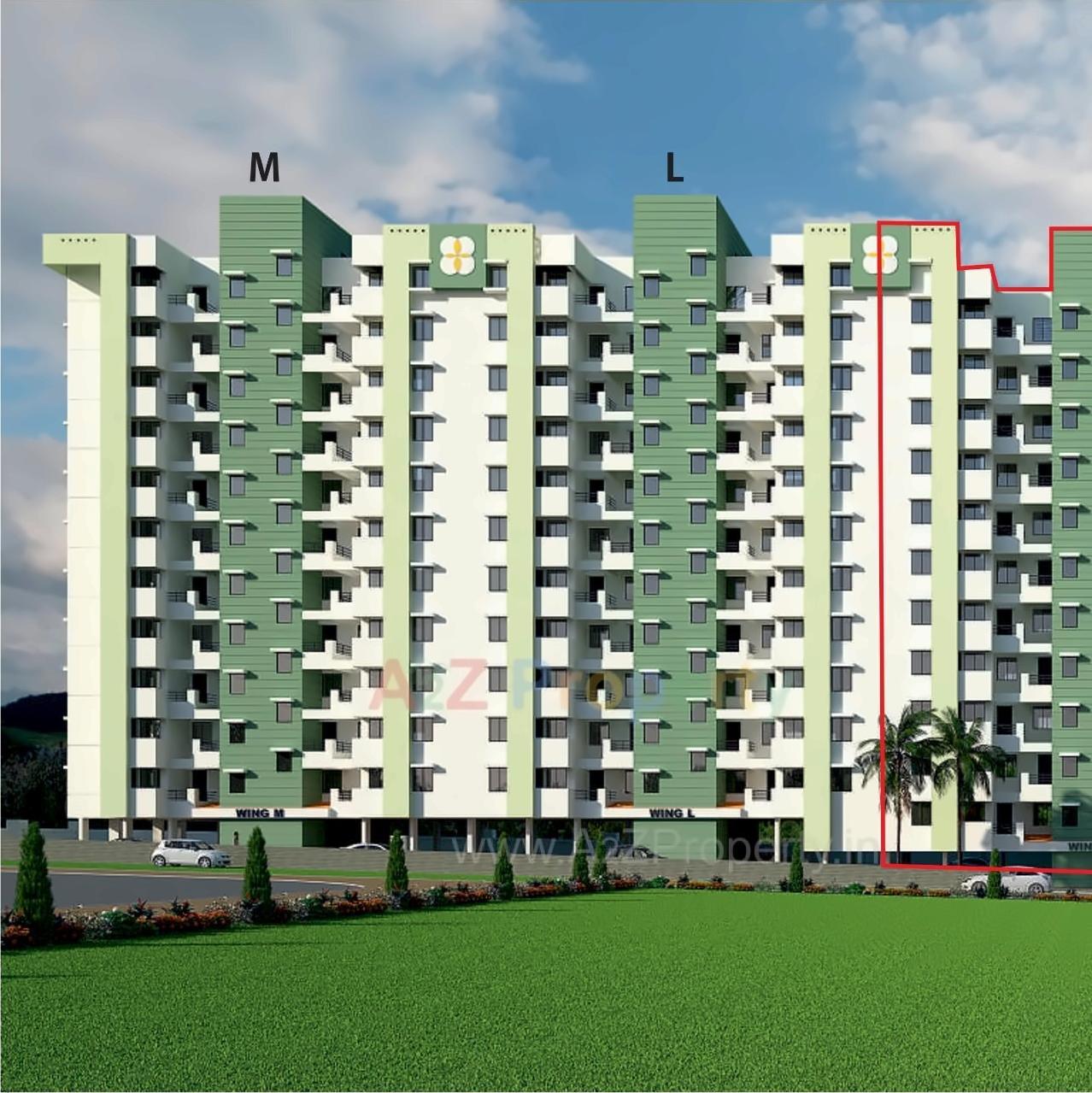 3D Elevation of real estate project Dreams Sankalp L Ms located at Wagholi, Pune, Maharashtra