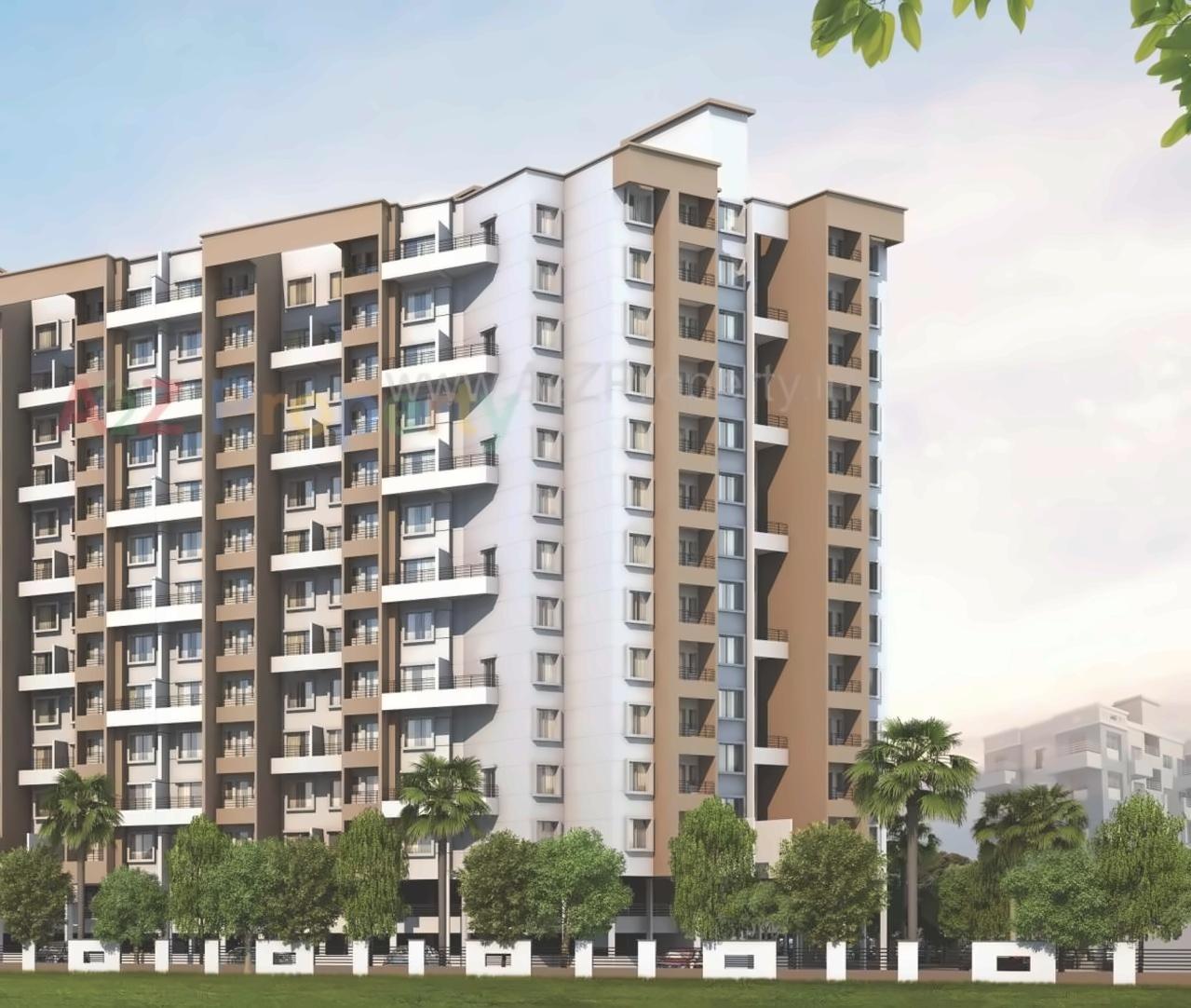 3D Elevation of real estate project Dsk Anandghan located at Dhayari-part, Pune, Maharashtra