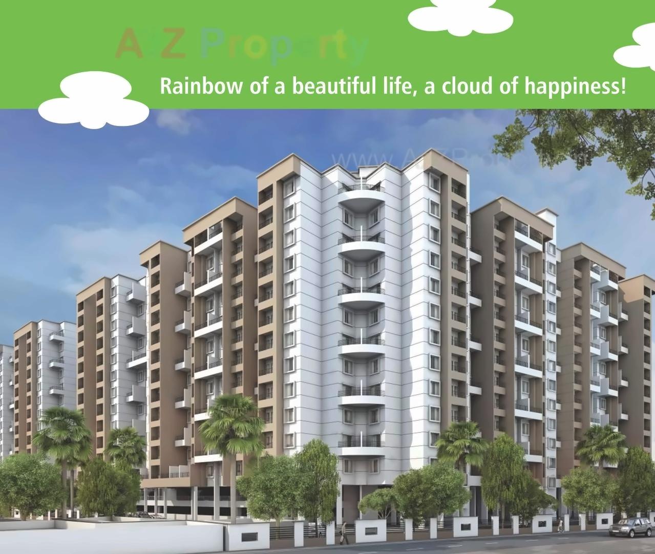 3D Elevation of real estate project Dsk Anandghan located at Dhayari-part, Pune, Maharashtra