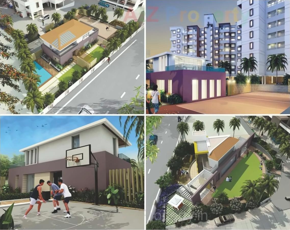 3D Elevation of real estate project Dsk Sadaphuli located at Varale, Pune, Maharashtra