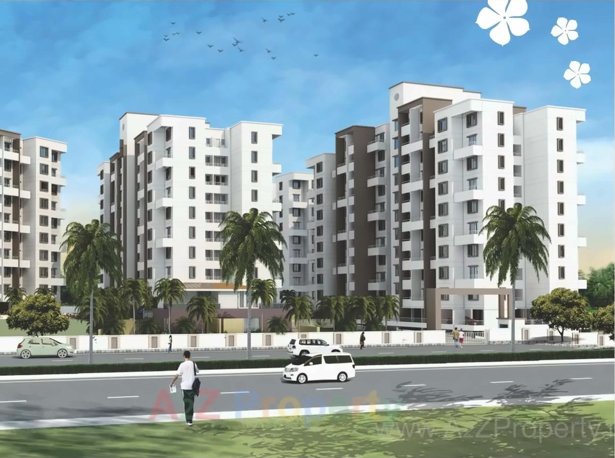 3D Elevation of real estate project Dsk Sadaphuli located at Varale, Pune, Maharashtra
