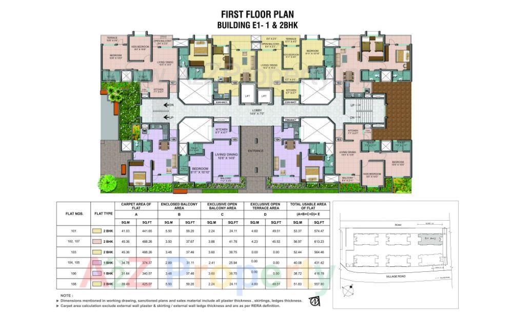 Dwarka Brochure Project Building E1 of real estate project Dwarka Project located at Mahalunge, Pune, Maharashtra