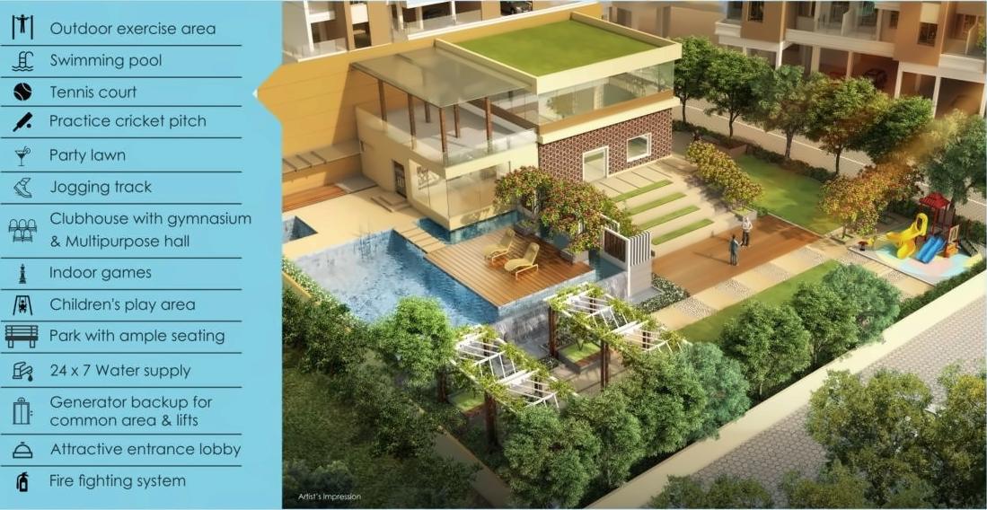 3D Elevation of real estate project Dynamic Grandeur Premium located at Undri, Pune, Maharashtra