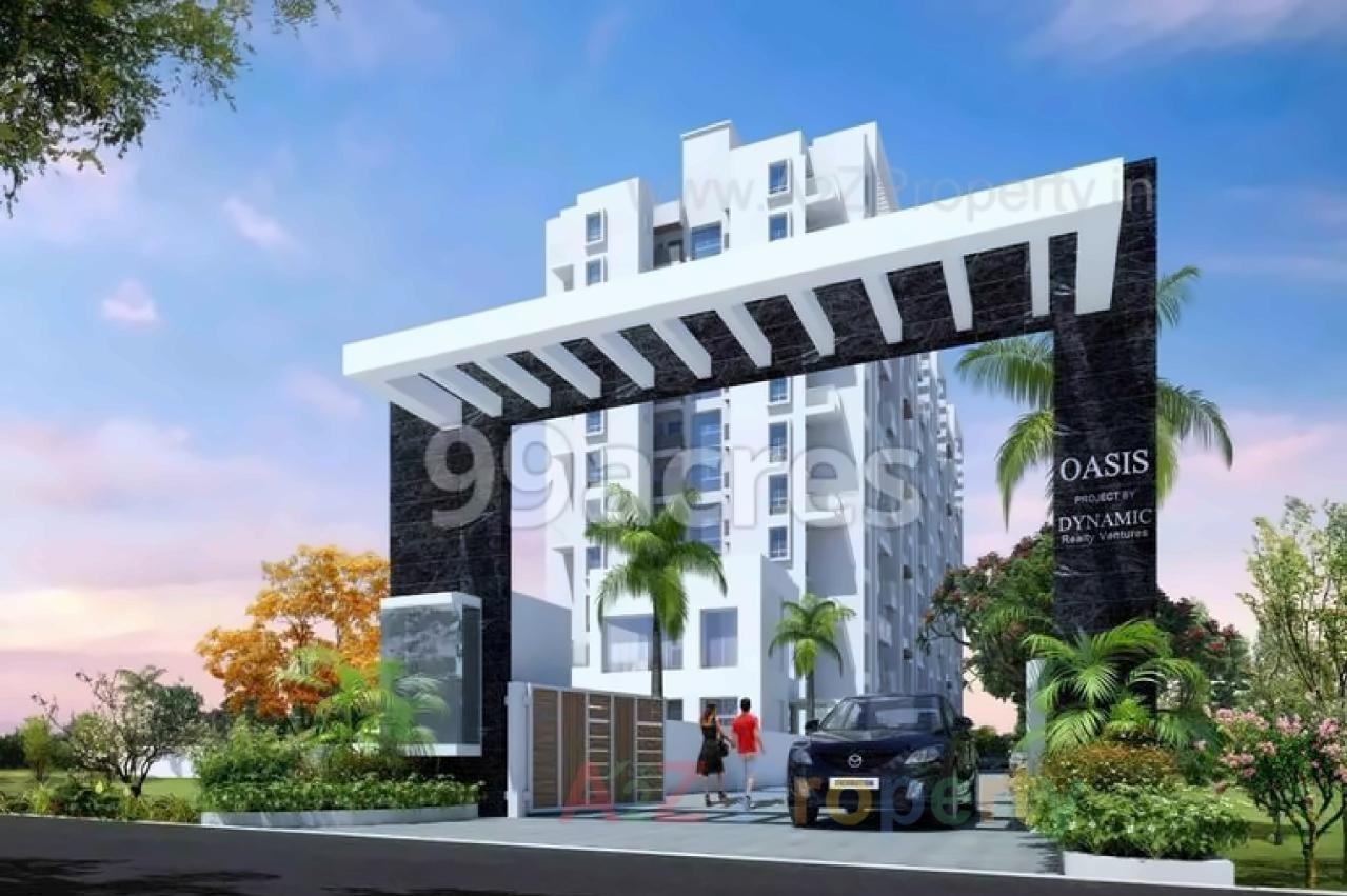 3D Elevation of real estate project Dynamic Oasis located at Undri, Pune, Maharashtra