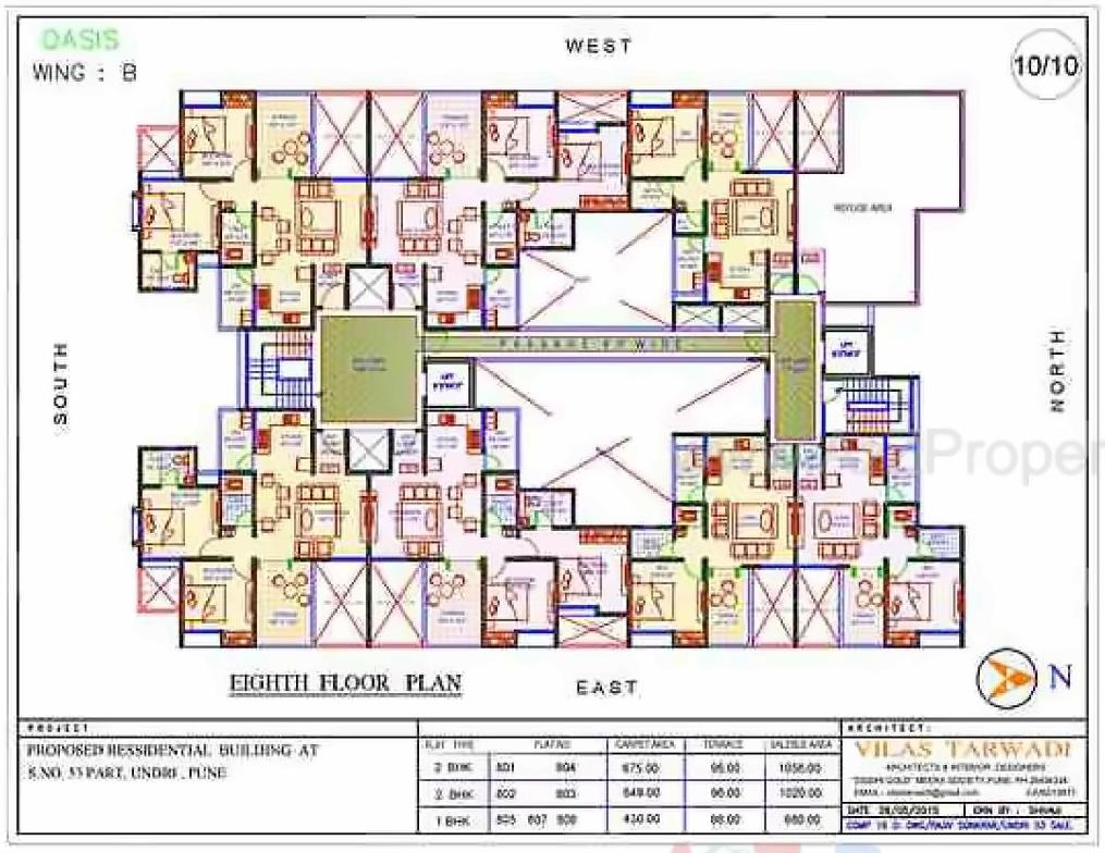 Layout of real estate project Dynamic Oasis located at Undri, Pune, Maharashtra