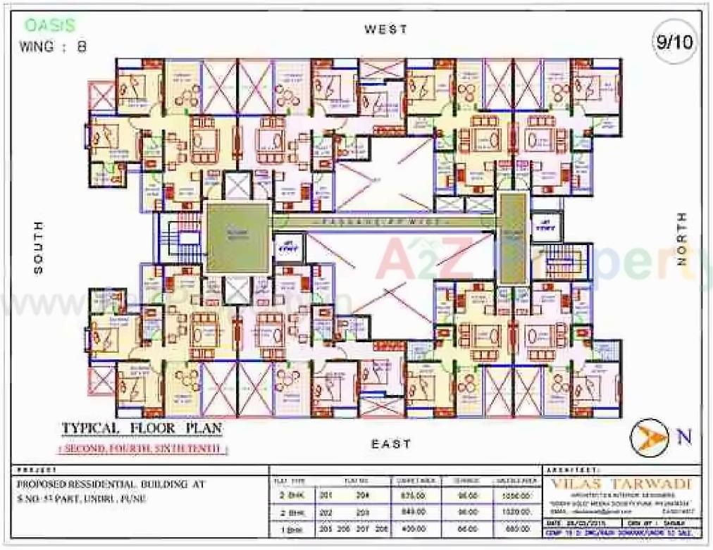 Layout of real estate project Dynamic Oasis located at Undri, Pune, Maharashtra