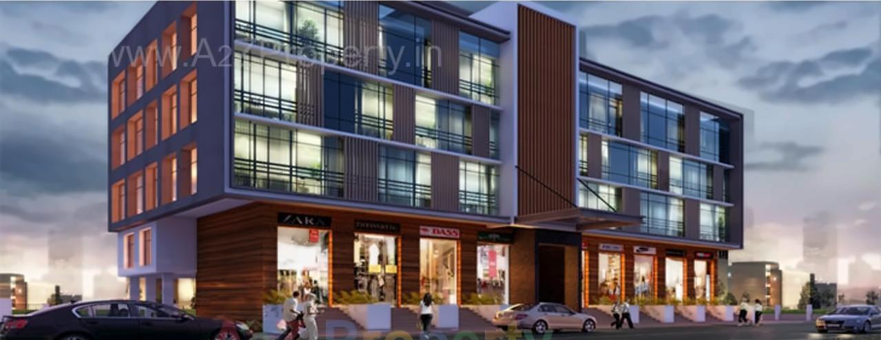 3D Elevation of real estate project E located at Wagholi, Pune, Maharashtra