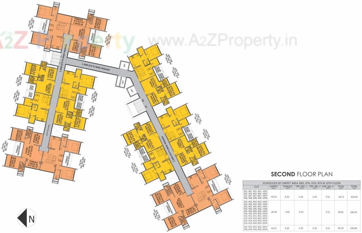 Layout of real estate project Eastern Elegance located at Manjari-bk, Pune, Maharashtra