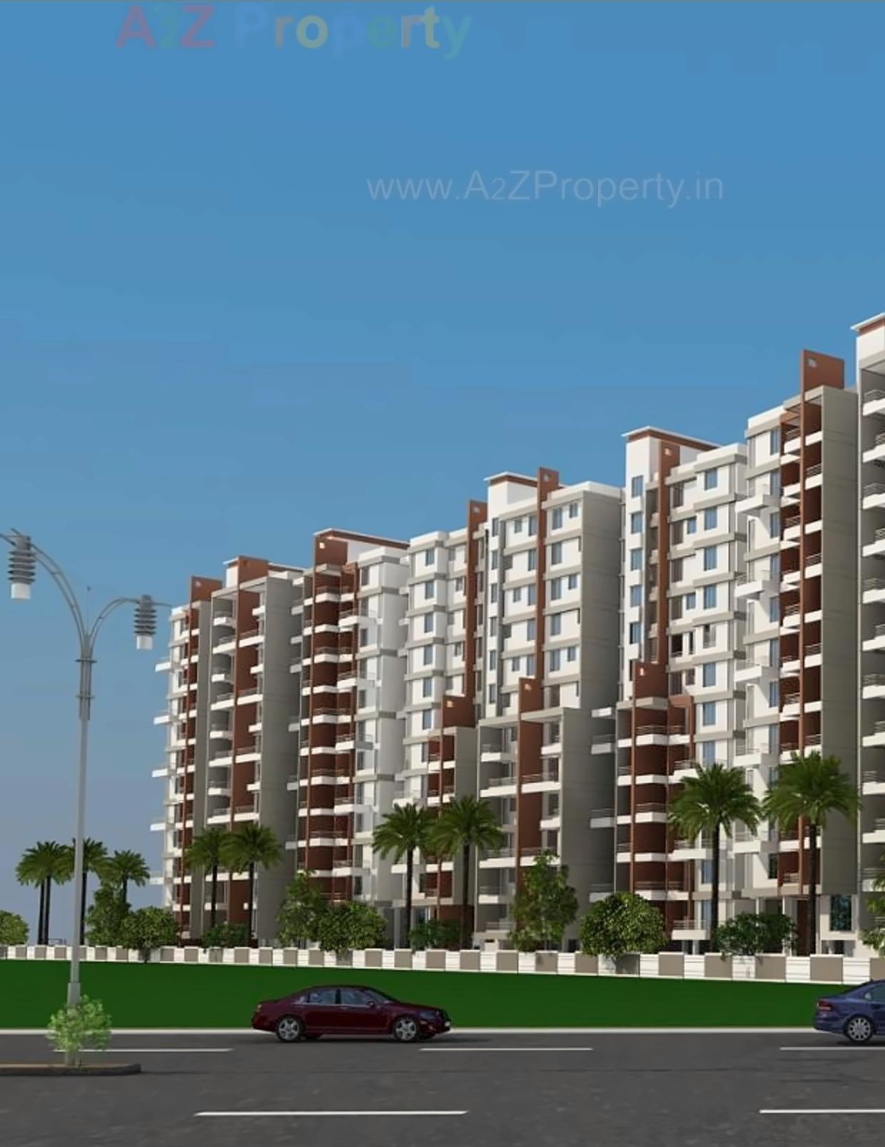 3D Elevation of real estate project Eco Park located at Charholi, Pune, Maharashtra