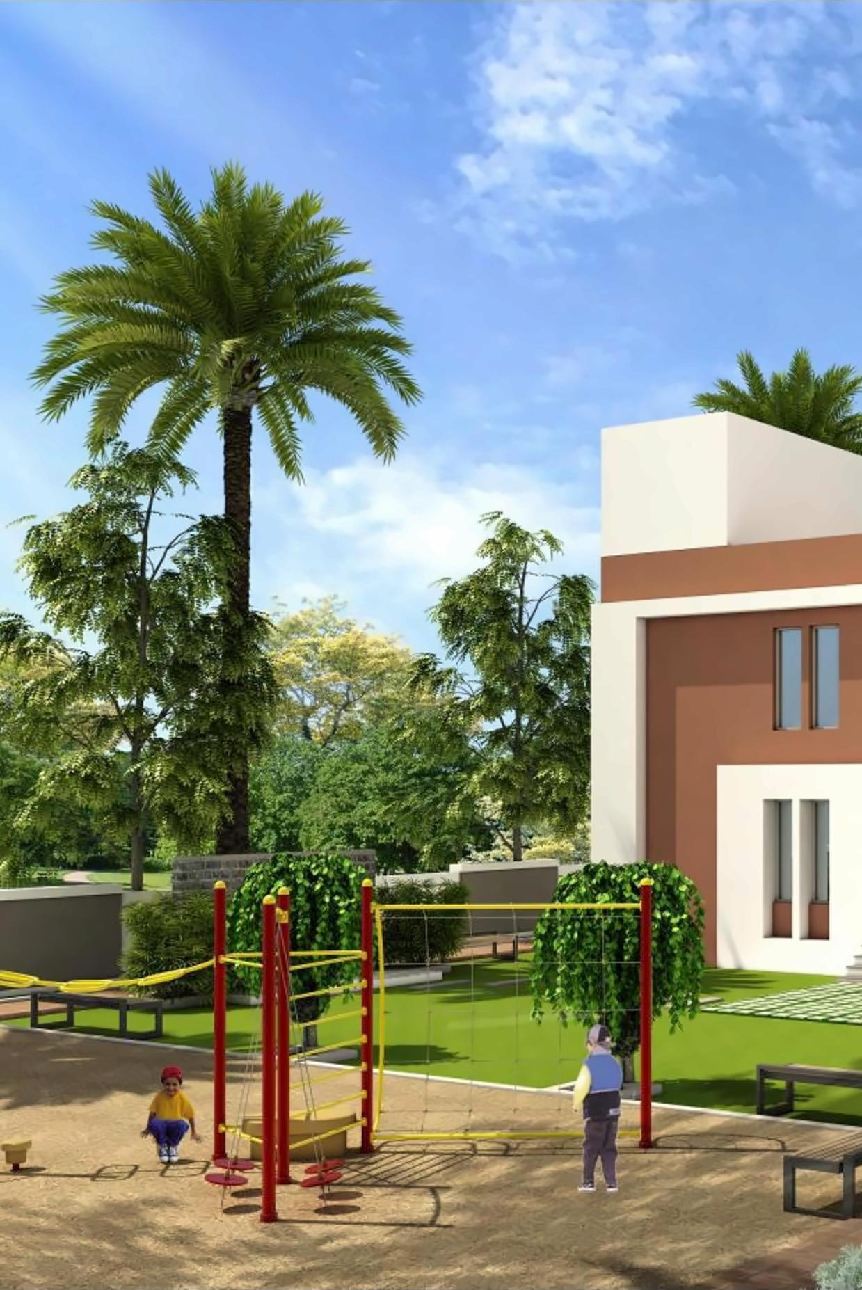 3D Elevation of real estate project Eco Park located at Charholi, Pune, Maharashtra