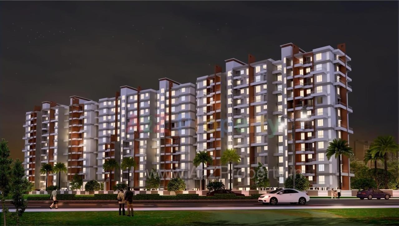 3D Elevation of real estate project Eco Park located at Charholi, Pune, Maharashtra