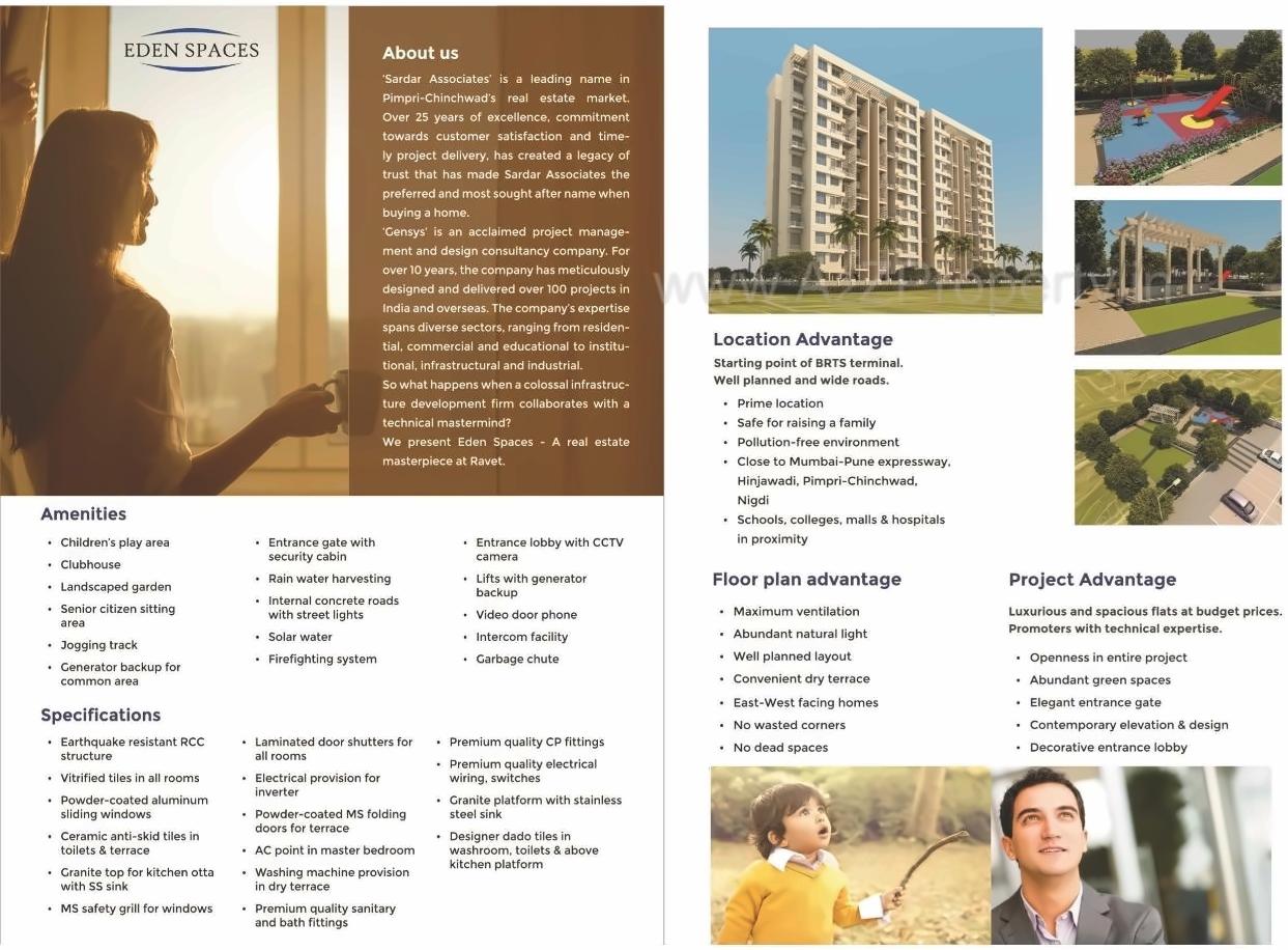 of real estate project Eden Spaces located at Kivale, Pune, Maharashtra