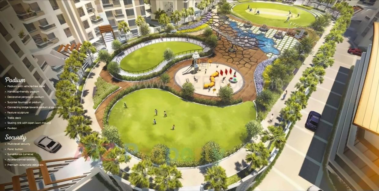 3D Elevation of real estate project Eela located at Punawale, Pune, Maharashtra