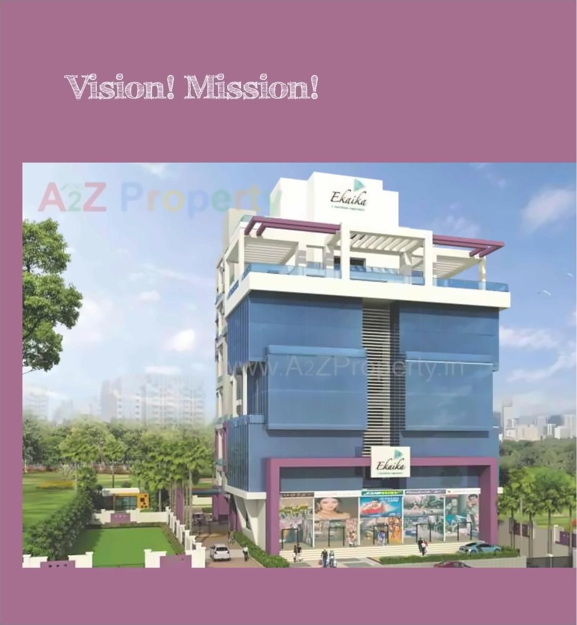 3D Elevation of real estate project Ekaika located at Kharadi, Pune, Maharashtra