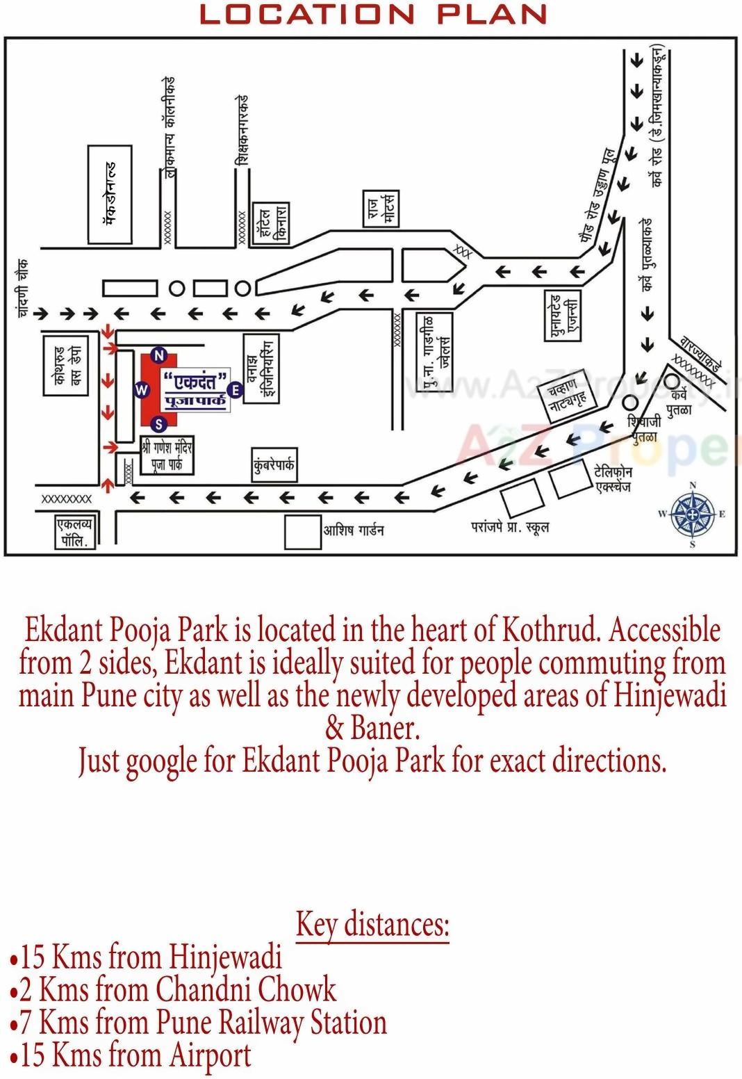  of real estate project Ekdant located at Kothrud, Pune, Maharashtra