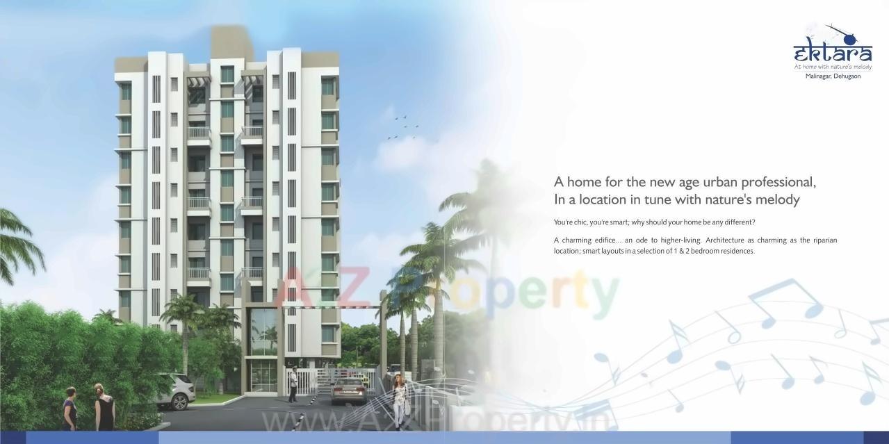 3D Elevation of real estate project Ektara located at Dehu, Pune, Maharashtra