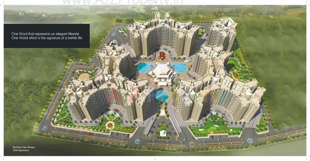3D Elevation of real estate project Elementa located at Tathwade, Pune, Maharashtra