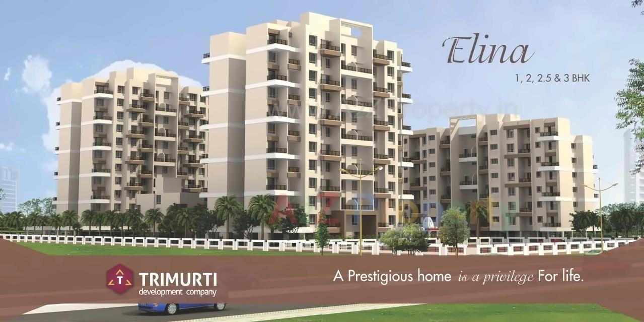 3D Elevation of real estate project Elina located at Sus, Pune, Maharashtra