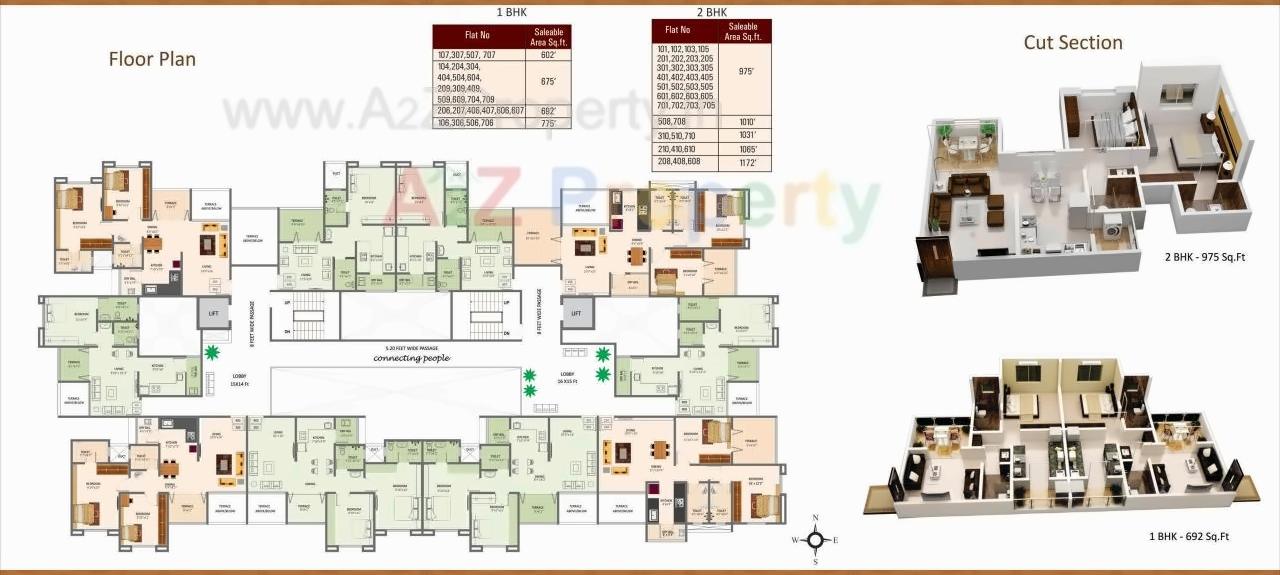 Layout of real estate project Elite Abodeh located at Lohgaon, Pune, Maharashtra