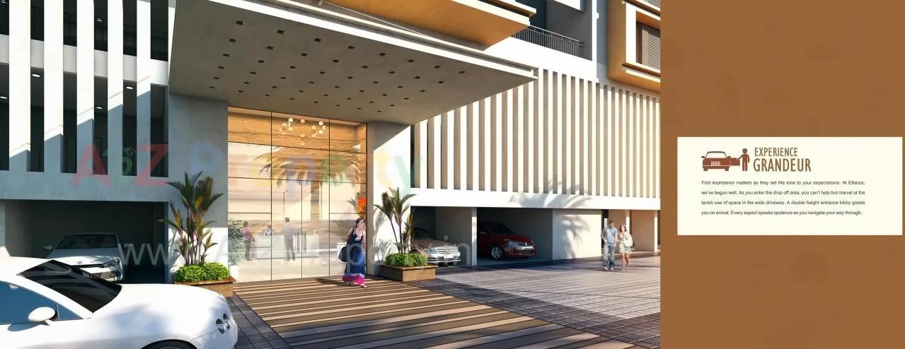 3D Elevation of real estate project Ellanza located at Wadgaon-bk, Pune, Maharashtra