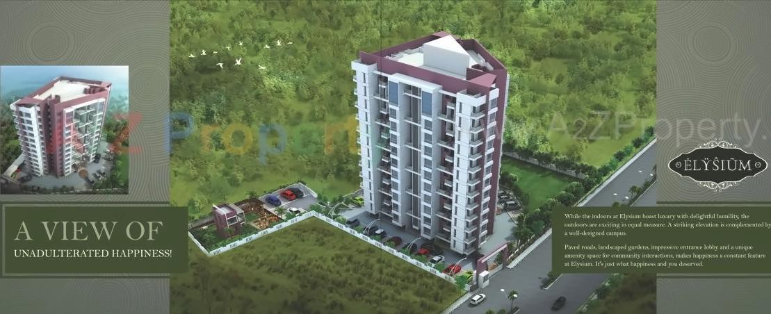 3D Elevation of real estate project Elysium located at Marunji, Pune, Maharashtra