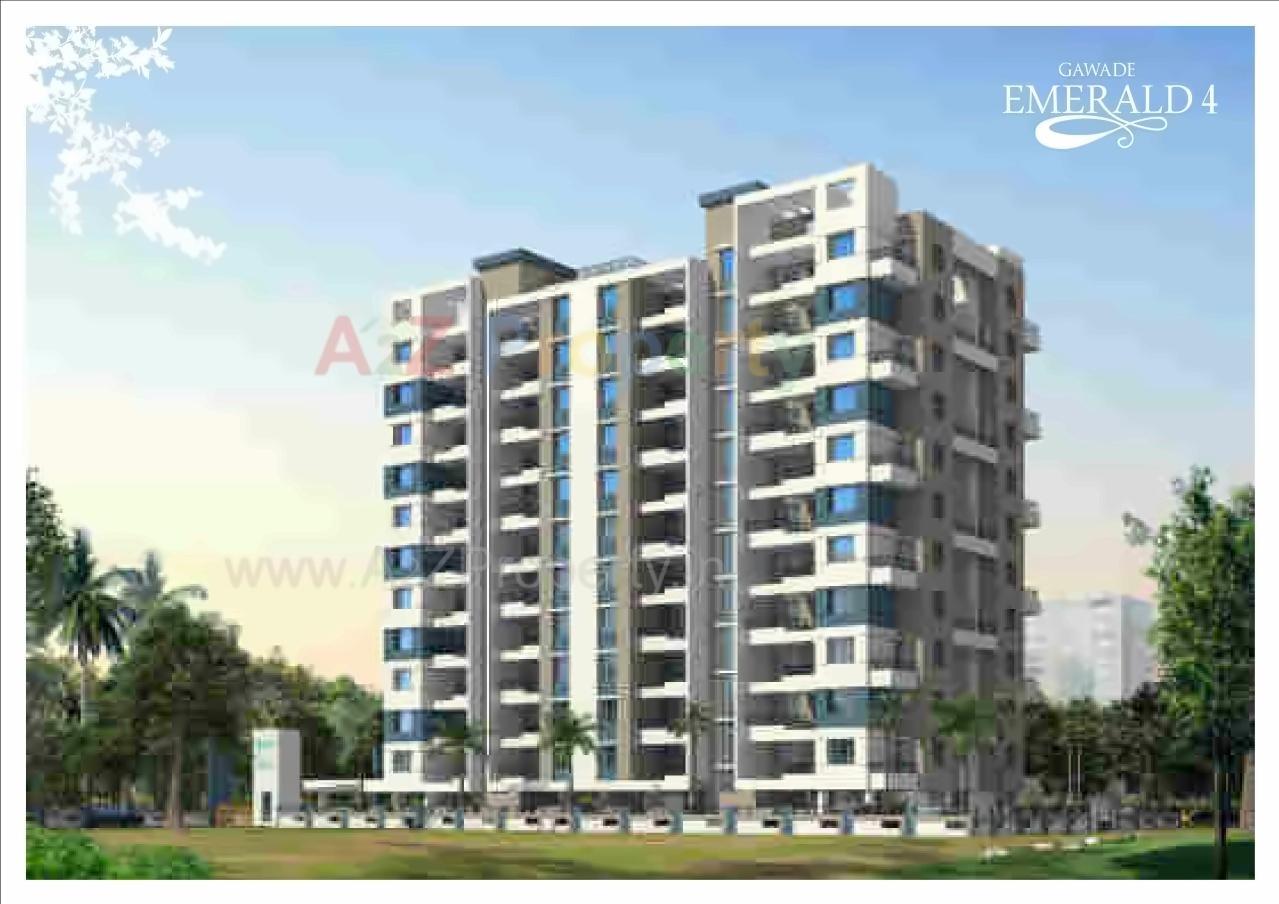 3D Elevation of real estate project Emerald located at Wakad, Pune, Maharashtra