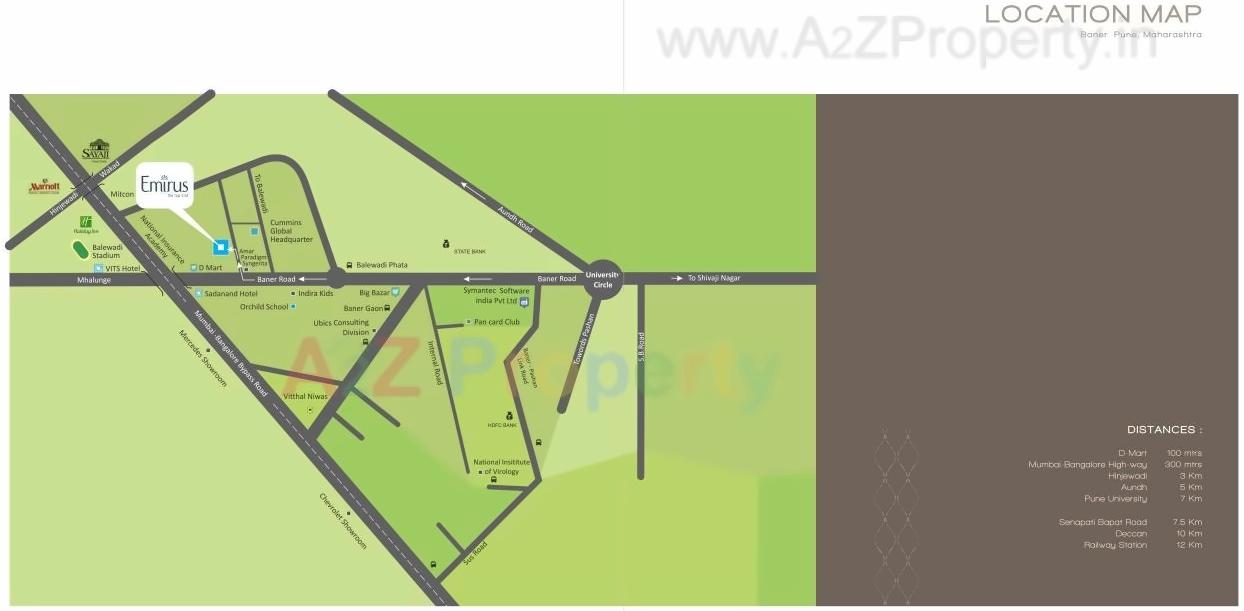  of real estate project Emirus located at Baner, Pune, Maharashtra