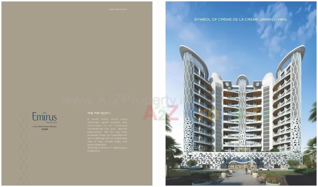 3D Elevation of real estate project Emirus located at Baner, Pune, Maharashtra