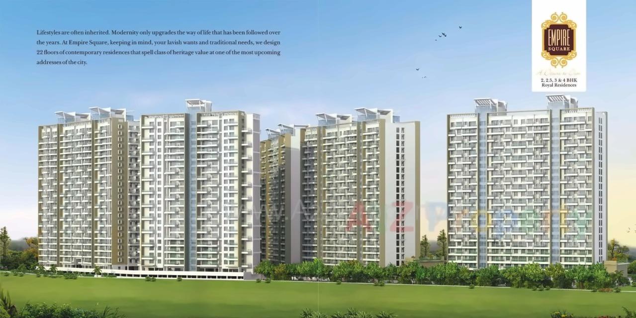 3D Elevation of real estate project Empire Square located at Pimpri-chinchawad-m-corp, Pune, Maharashtra