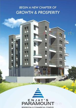 Elevation of real estate project Enjays Paramount located at Pune-m-corp, Pune, Maharashtra