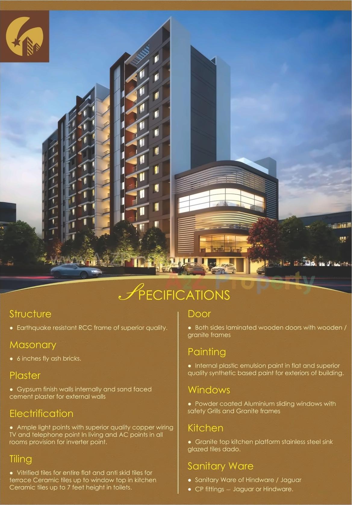 3D Elevation of real estate project Estella located at Wakad, Pune, Maharashtra