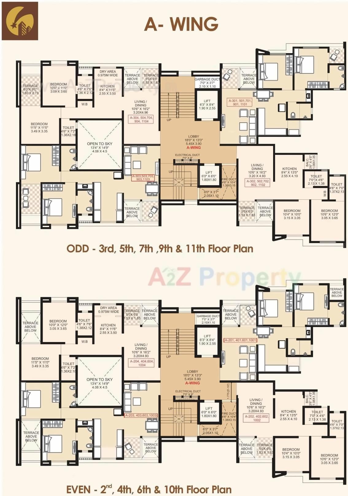 Layout of real estate project Estella located at Wakad, Pune, Maharashtra