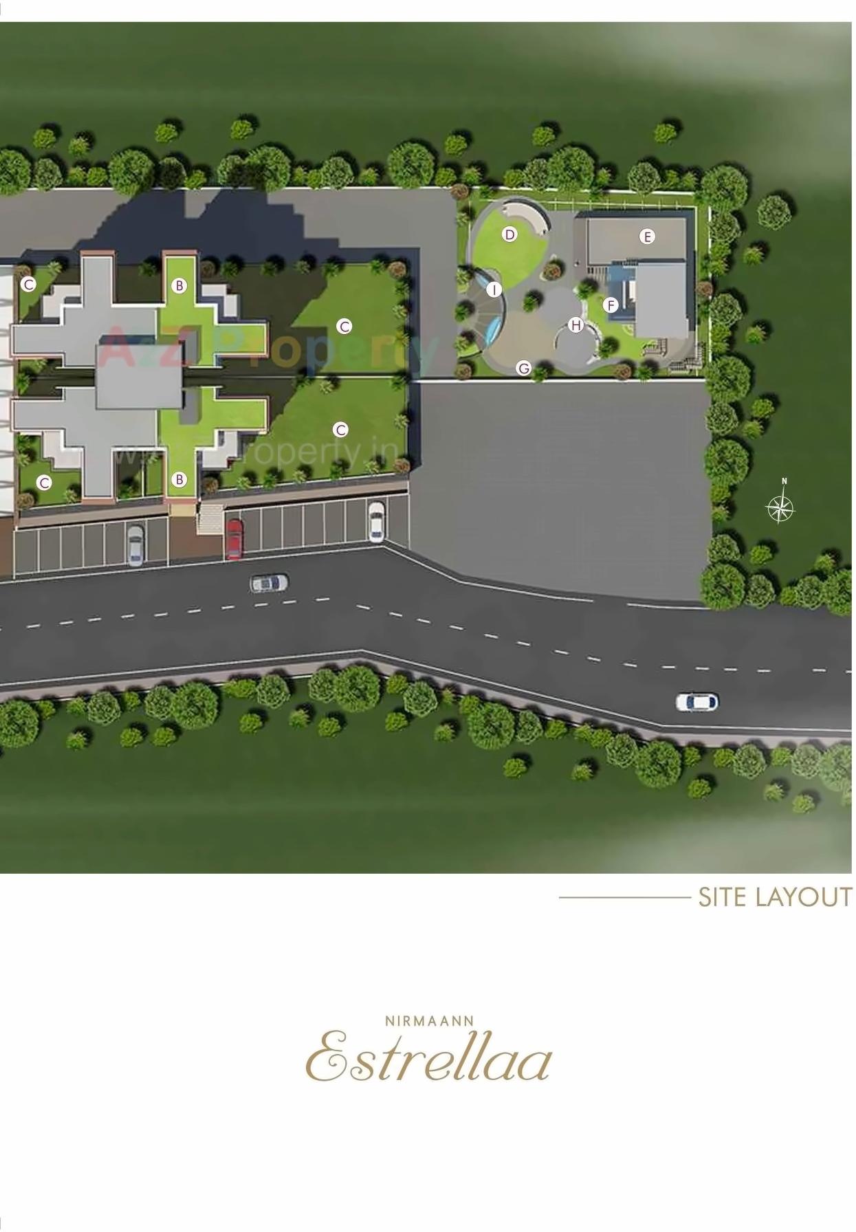 Layout of real estate project Estrellaa located at Kondhwa-bk, Pune, Maharashtra