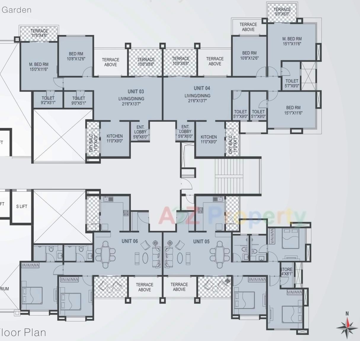 Layout of real estate project Eternia located at Hadapsar, Pune, Maharashtra