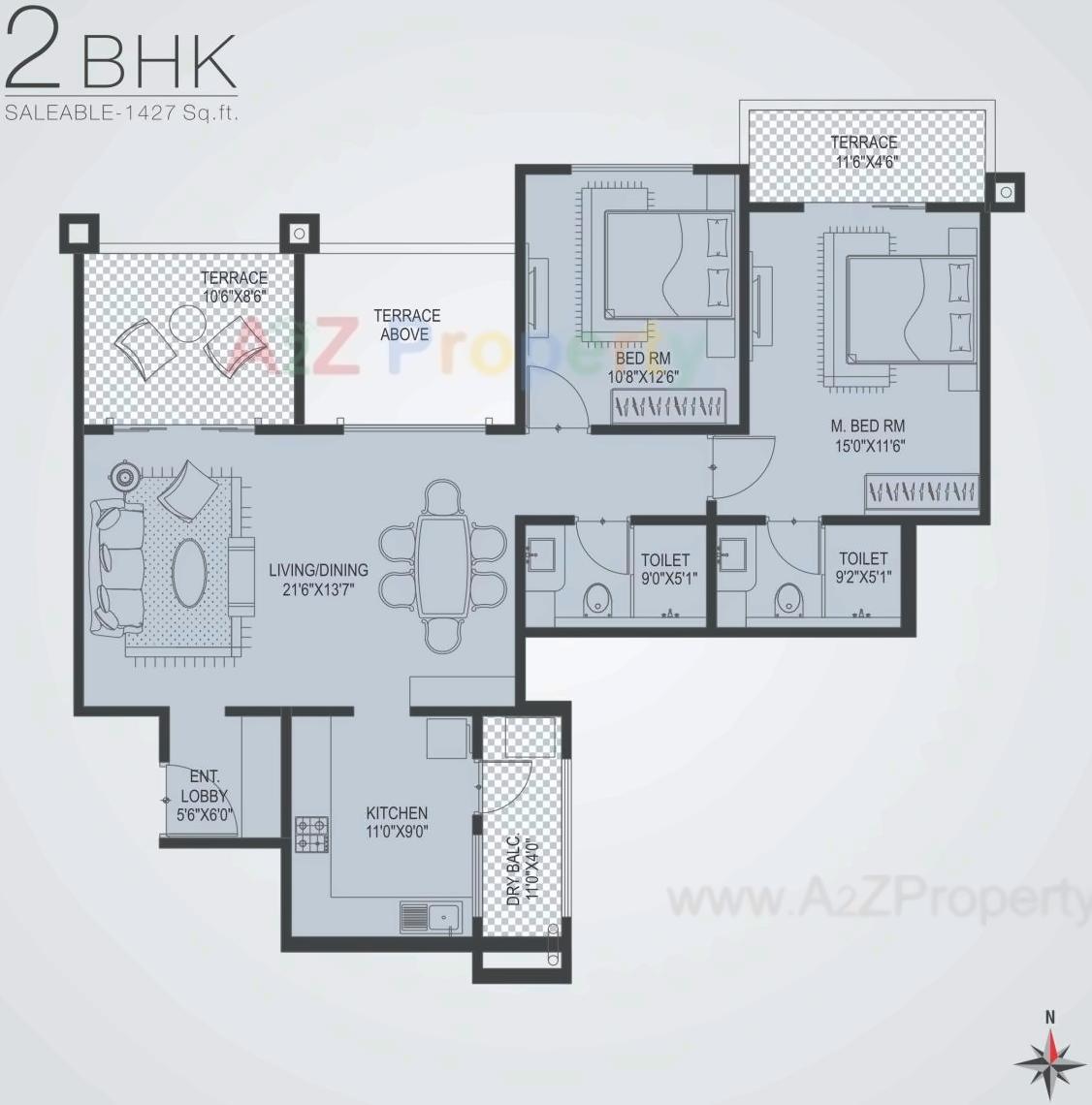 Layout of real estate project Eternia located at Hadapsar, Pune, Maharashtra