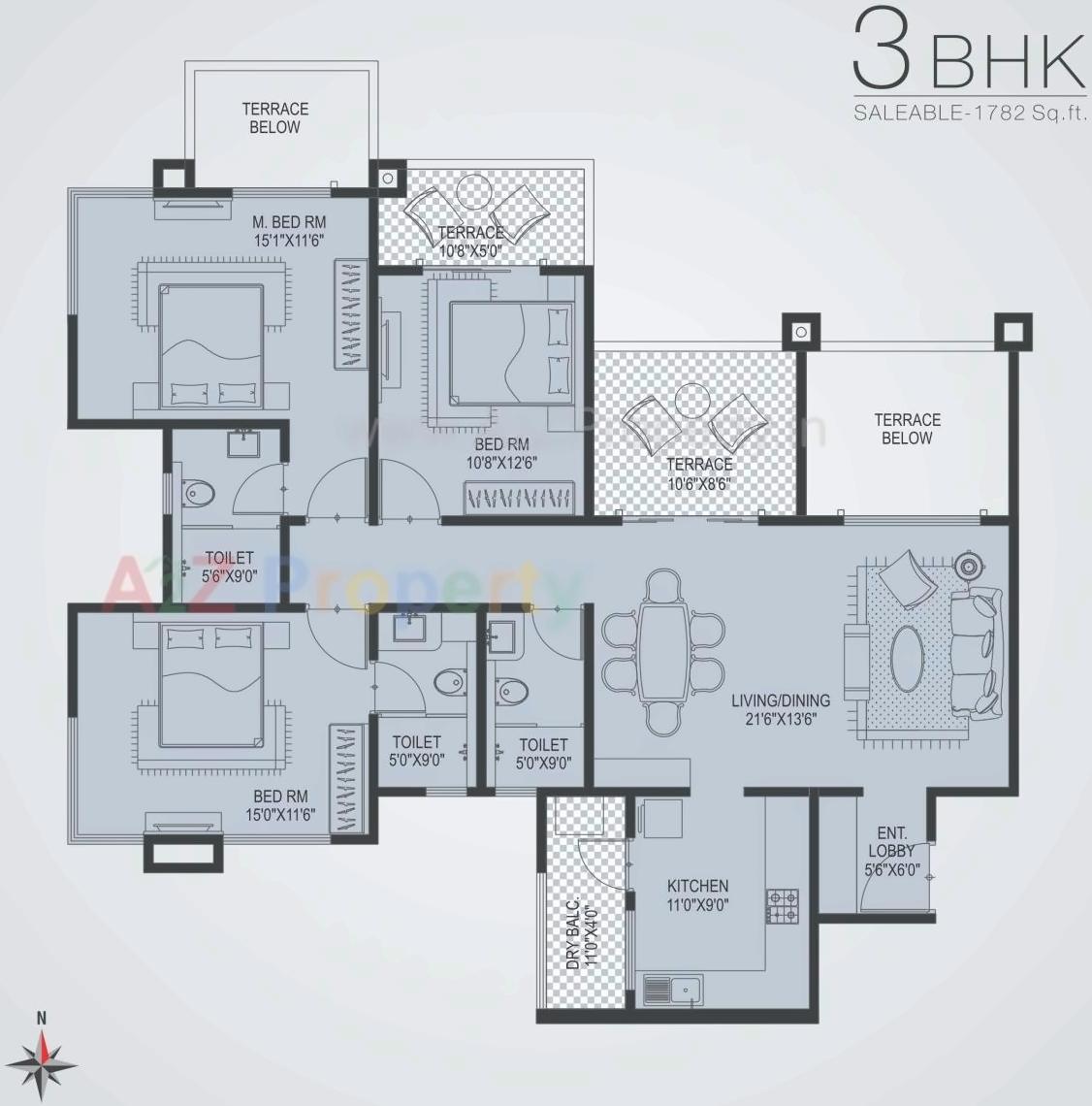 Layout of real estate project Eternia located at Hadapsar, Pune, Maharashtra