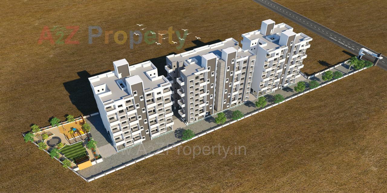 3D Elevation of real estate project Eva Homes located at Pimpri-chinchawad-m-corp, Pune, Maharashtra