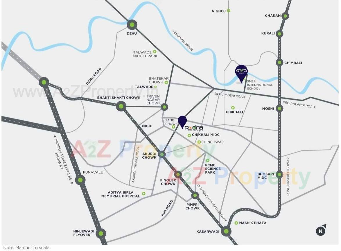 3D Elevation of real estate project Eva Homes located at Pimpri-chinchawad-m-corp, Pune, Maharashtra