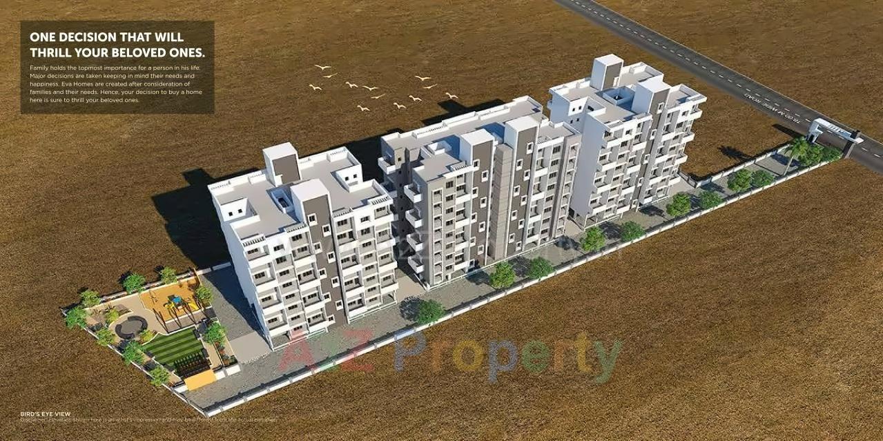 3D Elevation of real estate project Eva Homes located at Pimpri-chinchawad-m-corp, Pune, Maharashtra