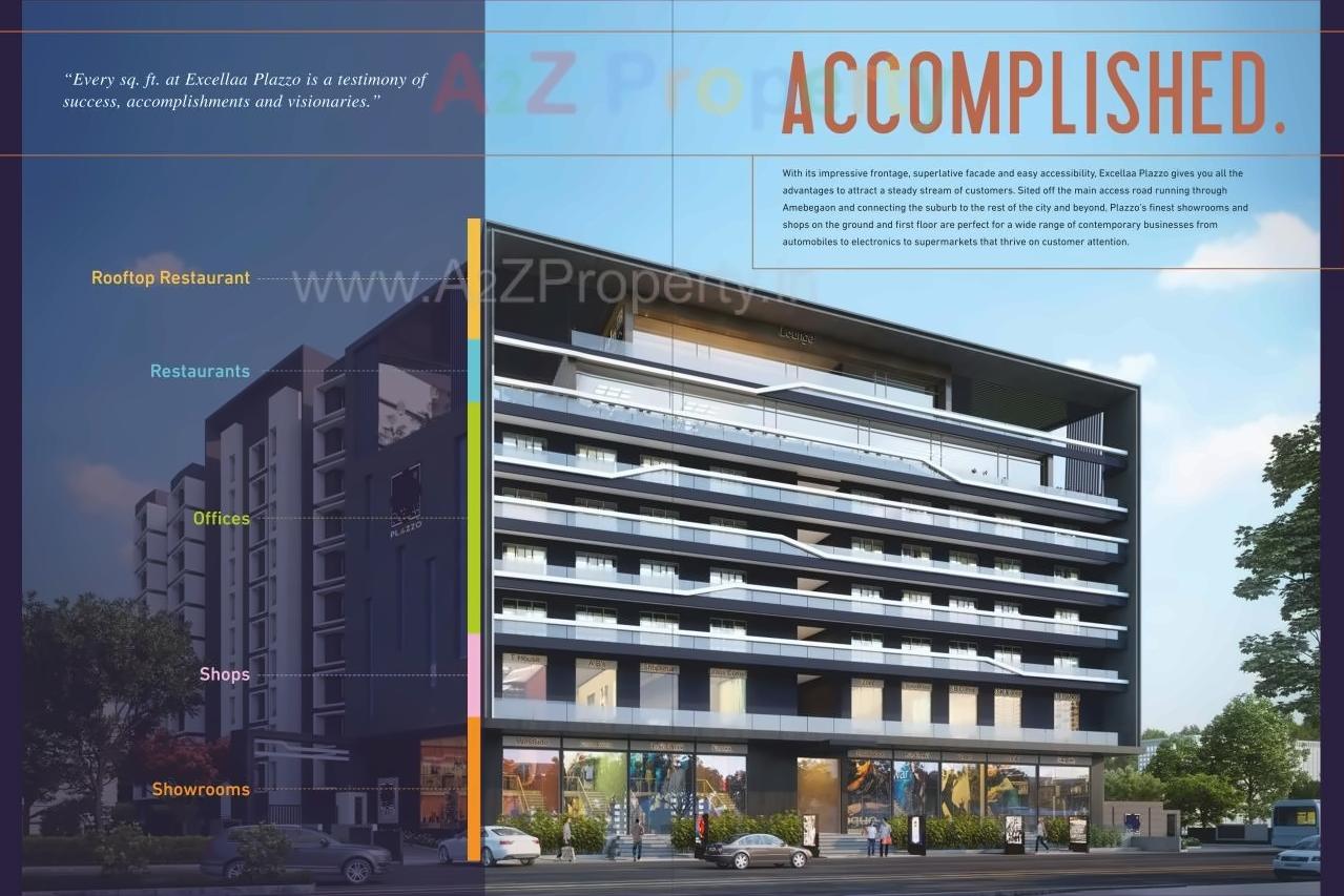 3D Elevation of real estate project Excellaa Plazzo located at Ambegaon-bk, Pune, Maharashtra